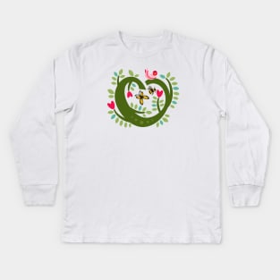 Valentine Kids Long Sleeve T-Shirt